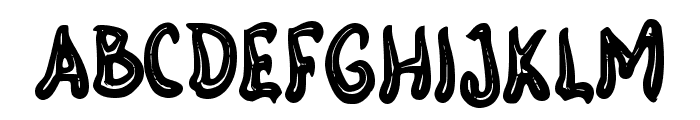 Groovy Fire Font UPPERCASE