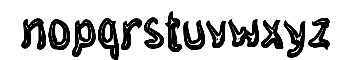 Groovy Fire Font LOWERCASE