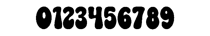 Groovy Glowing Regular Font OTHER CHARS