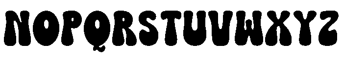 Groovy Glowing Regular Font UPPERCASE