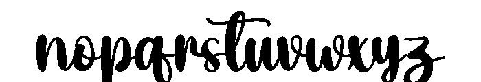 Groovy1 Font LOWERCASE