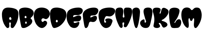 GroovyBalloon Font UPPERCASE