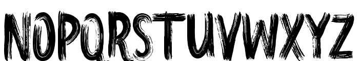 Gros Font UPPERCASE