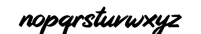Groundation Foundation Font LOWERCASE