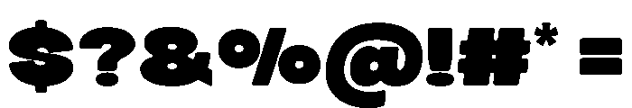 Grovio Demo Bold Font OTHER CHARS