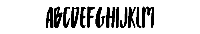 Growonk Font UPPERCASE