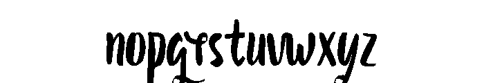 Growonk Font LOWERCASE