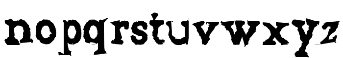 Grudge Font LOWERCASE