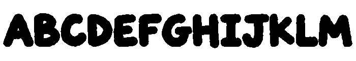 Gruiby Personal Use Only Reg Font UPPERCASE