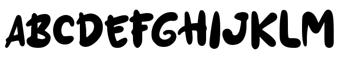 Grumpy Rabbit Font UPPERCASE