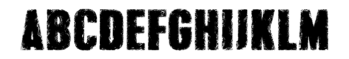 Grunge Overlords Font LOWERCASE