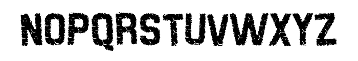 Grunge Tank Font LOWERCASE