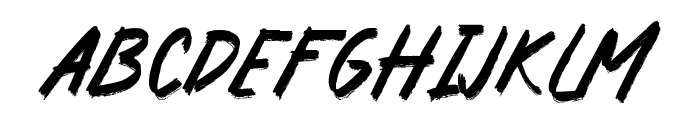 Grunges Free Regular Font UPPERCASE