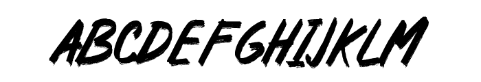 Grunges Free Regular Font LOWERCASE