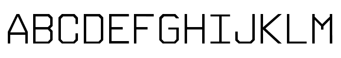 Gruppe B Light Font UPPERCASE