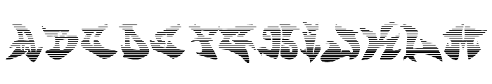 graffontigradientfill Font LOWERCASE