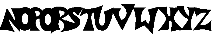 grafittiposter1 Font UPPERCASE