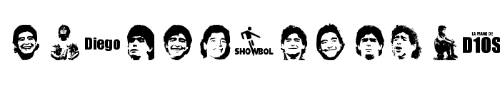 grande maradona Font UPPERCASE