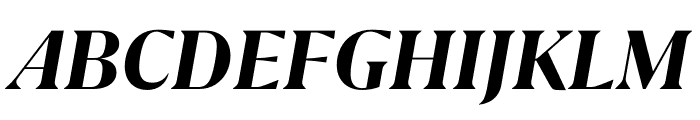 GRIFO M BOLD ITALIC Font UPPERCASE