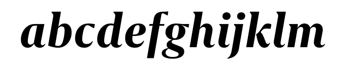 GRIFO S BOLD ITALIC Font LOWERCASE