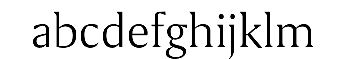GRIFO S LIGHT Font LOWERCASE