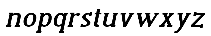 Grackle-BoldItalic Font LOWERCASE