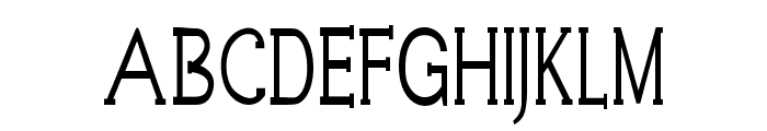 Grackle-CondensedRegular Font UPPERCASE