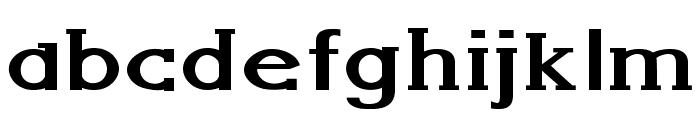 Grackle-ExpandedBold Font LOWERCASE