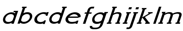 Grackle-ExpandedItalic Font LOWERCASE