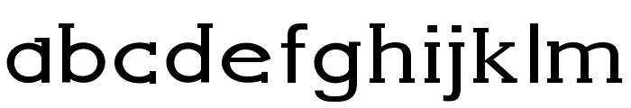 Grackle-ExpandedRegular Font LOWERCASE