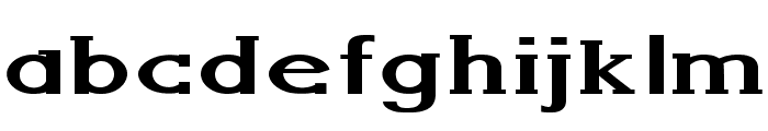 Grackle-ExtraexpandedBold Font LOWERCASE