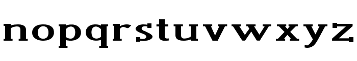 Grackle-ExtraexpandedBold Font LOWERCASE