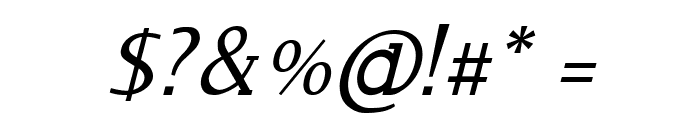 Grackle-Italic Font OTHER CHARS