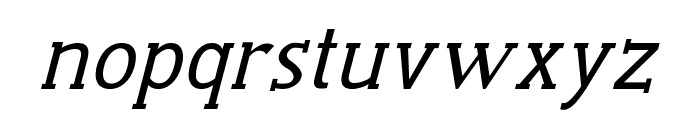 Grackle-Italic Font LOWERCASE