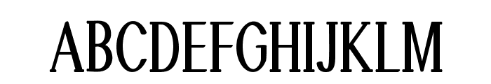 Graeble-CondensedRegular Font UPPERCASE