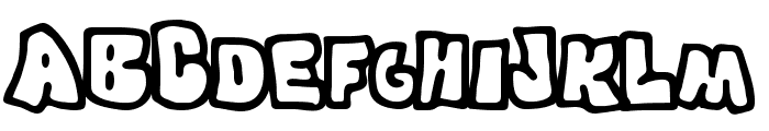 Graffiti Font UPPERCASE