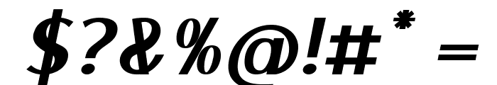 GrandIsland-BoldItalic Font OTHER CHARS