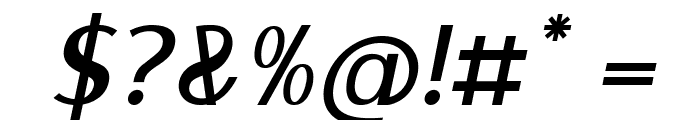GrandIslandItalic Font OTHER CHARS