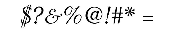 GranjonLTStd-Italic Font OTHER CHARS