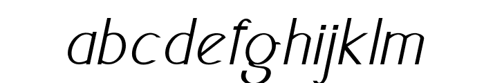 Greden-BoldItalic Font LOWERCASE