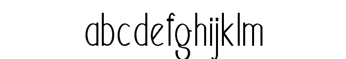Greden-CondensedBold Font LOWERCASE