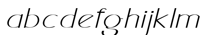 Greden-ExpandedItalic Font LOWERCASE