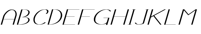 Greden-ExtraexpandedItalic Font UPPERCASE