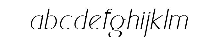 Greden-Italic Font LOWERCASE