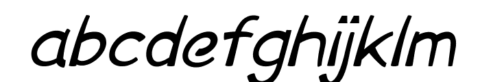 GreenbeeItalic Font LOWERCASE