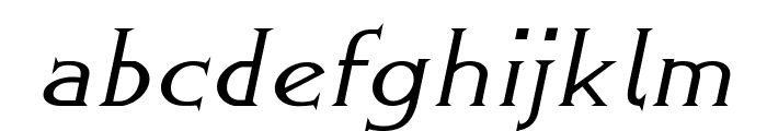 Greenhill-BoldItalic Font LOWERCASE