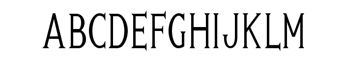 Greenhill-CondensedBold Font UPPERCASE