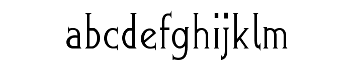 Greenhill-CondensedBold Font LOWERCASE
