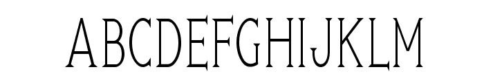 Greenhill-CondensedRegular Font UPPERCASE