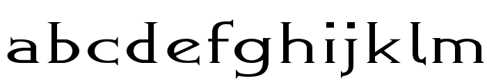 Greenhill-ExpandedBold Font LOWERCASE